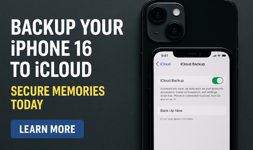 Backup iPhone 16 to iCloud