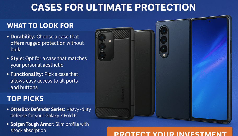Best Samsung Galaxy Z Fold 6 Cases