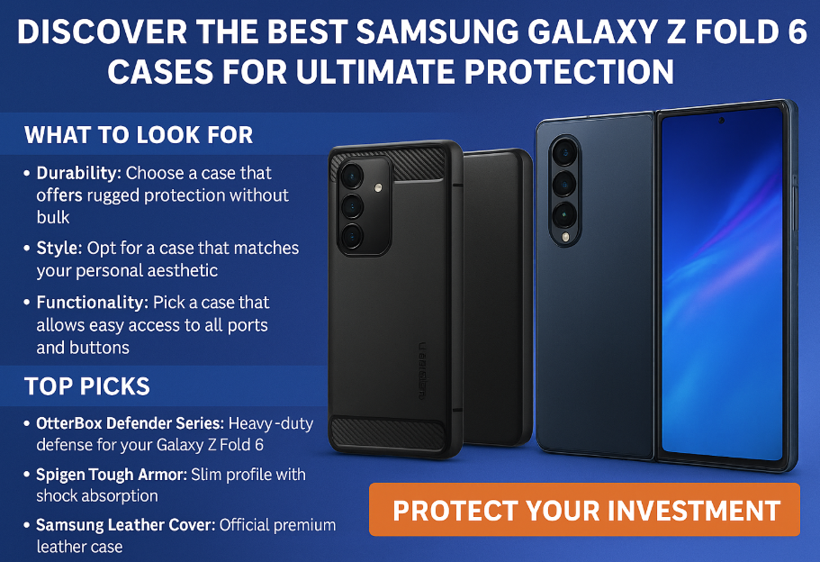 Best Samsung Galaxy Z Fold 6 Cases