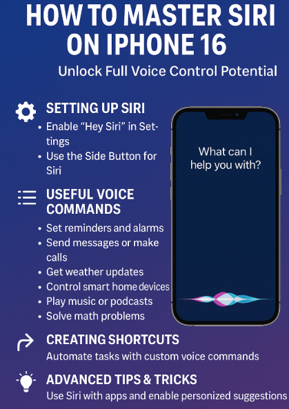 Master Siri on iPhone 16