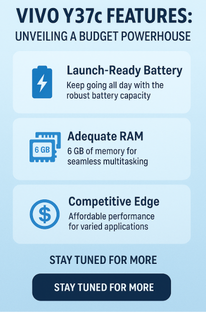 Vivo Y37c smartphone features