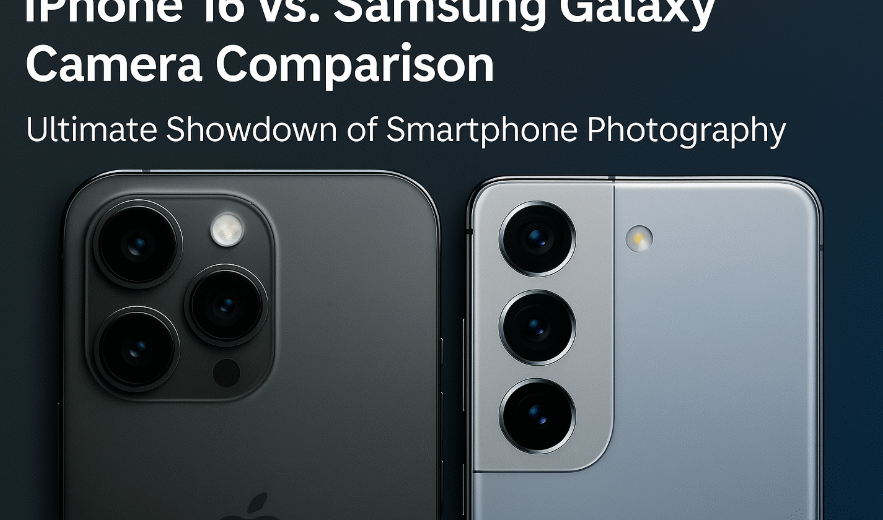iPhone 16 vs Samsung Galaxy camera comparison