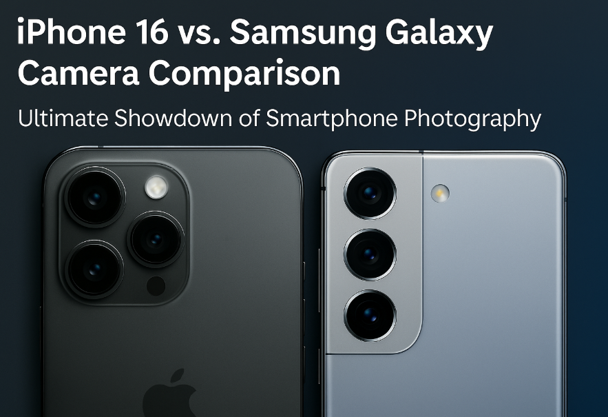 iPhone 16 vs Samsung Galaxy camera comparison
