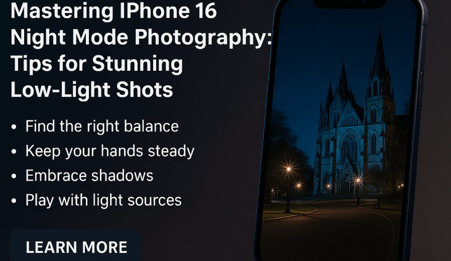 iPhone 16 Night Mode Photography