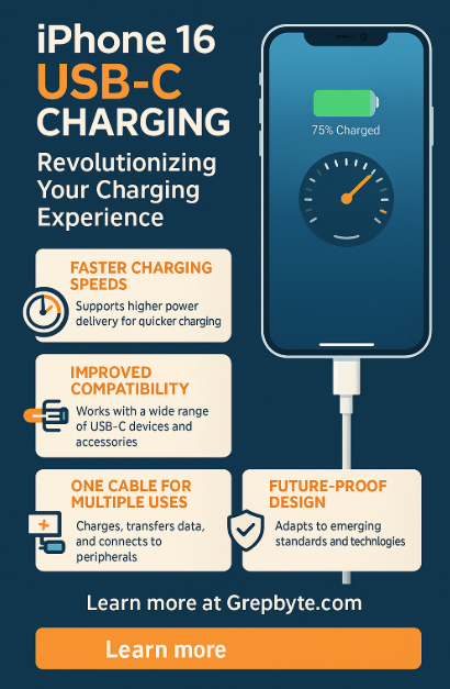  iPhone 16 USB-C Charging