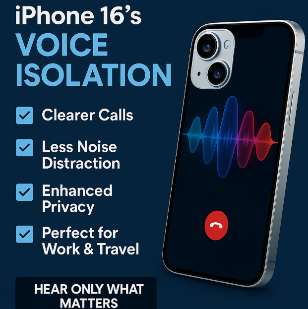 iPhone 16 Voice Isolation
