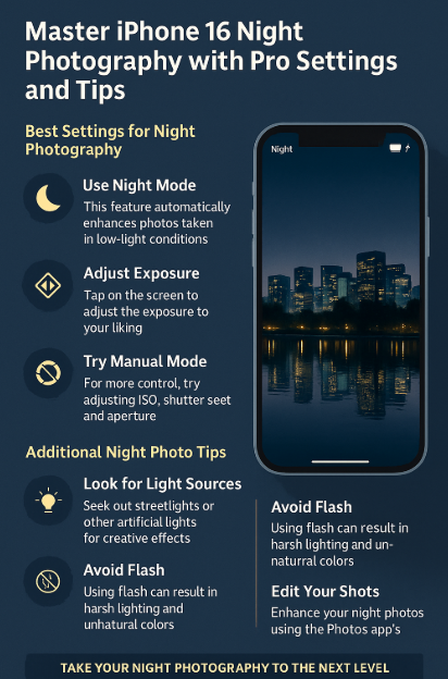 iPhone 16 Night Mode Photography