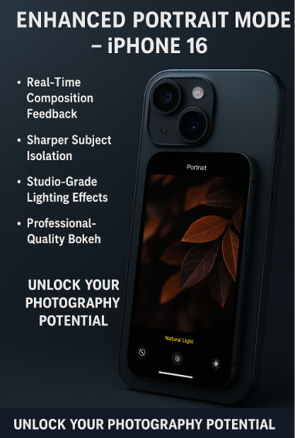 iPhone 16 portrait mode enhancements