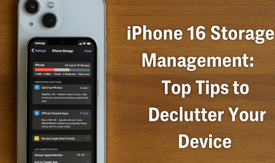 iPhone 16 storage management