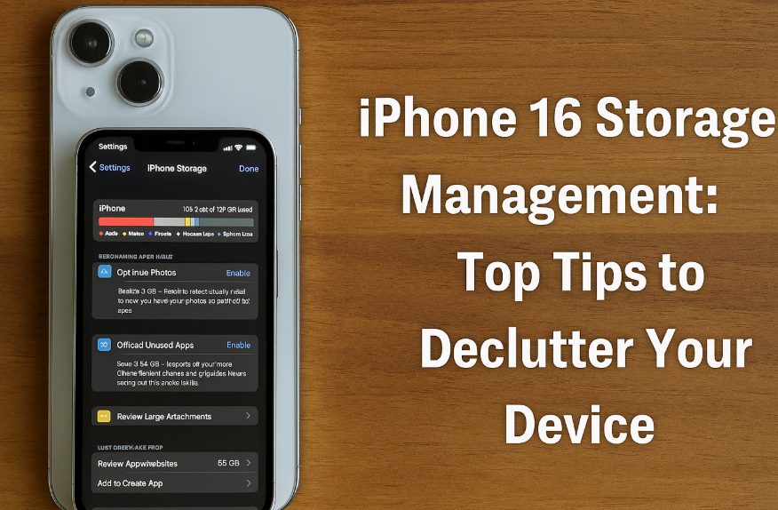 iPhone 16 storage management