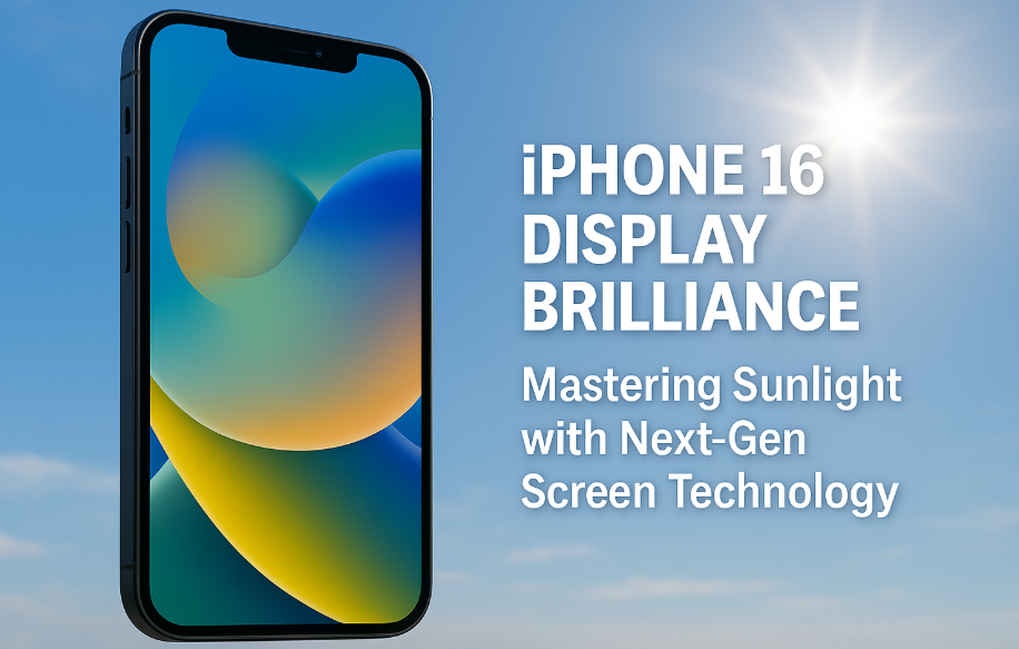 iPhone 16 sunlight display visibility