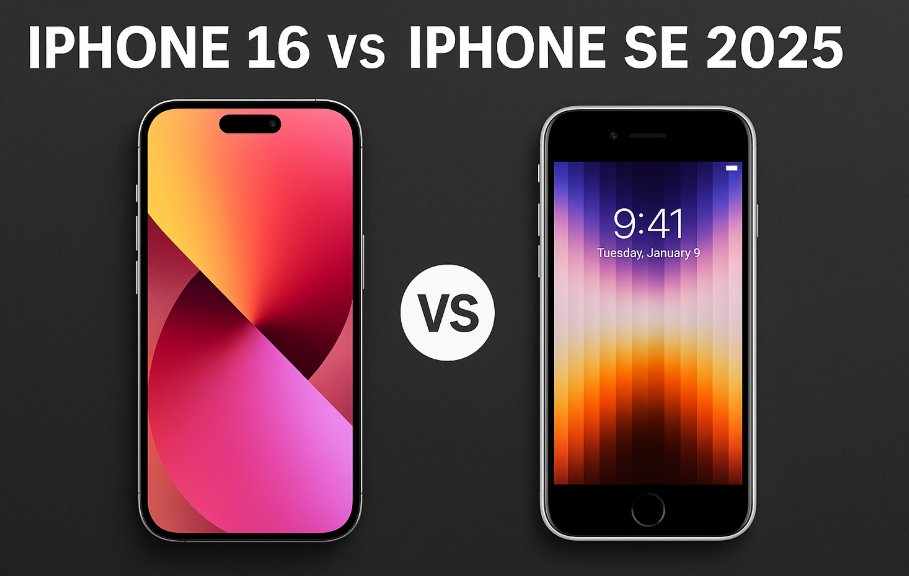 iPhone 16 vs iPhone SE 2025