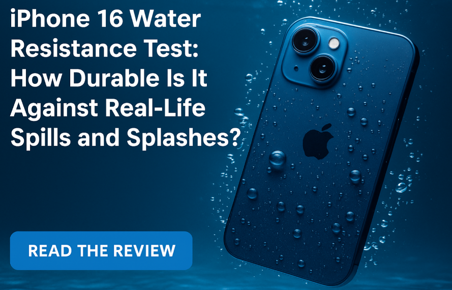 iPhone 16 water resistance test