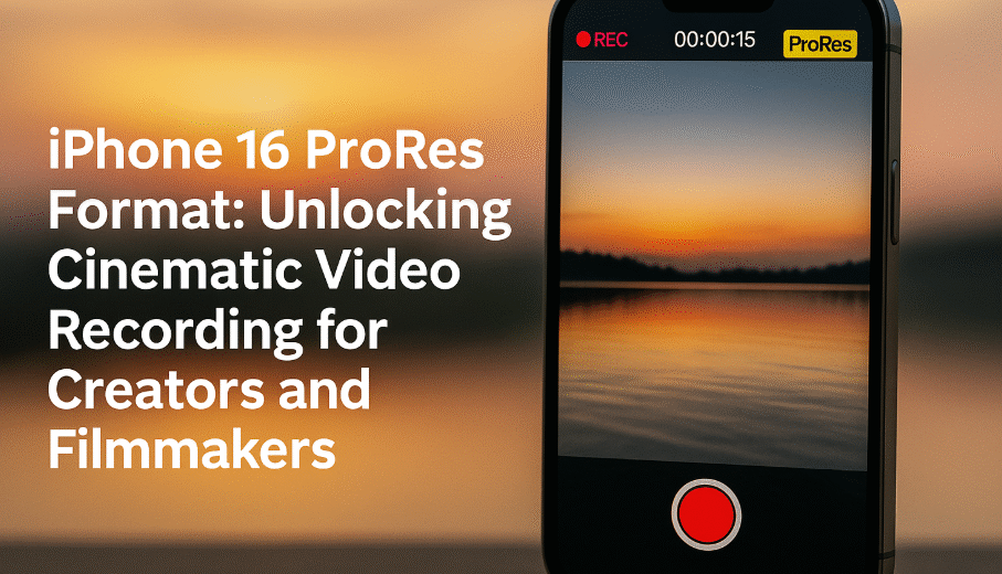 iPhone 16 ProRes video format