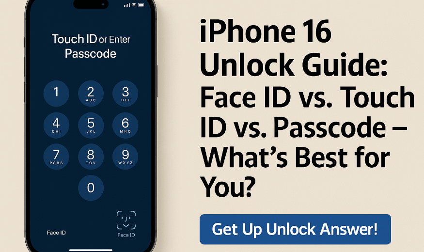 iPhone 16 unlock methods