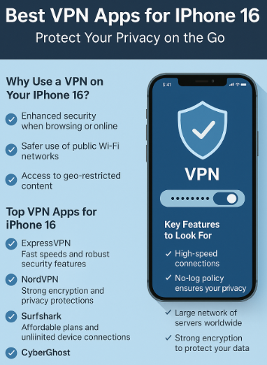 Best VPN apps for iPhone 16