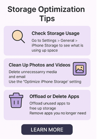 Free Up Space on iPhone 16