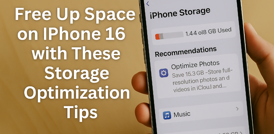 Free Up Space on iPhone 16