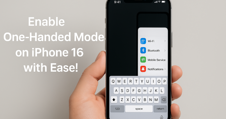 One-Handed Mode iPhone 16