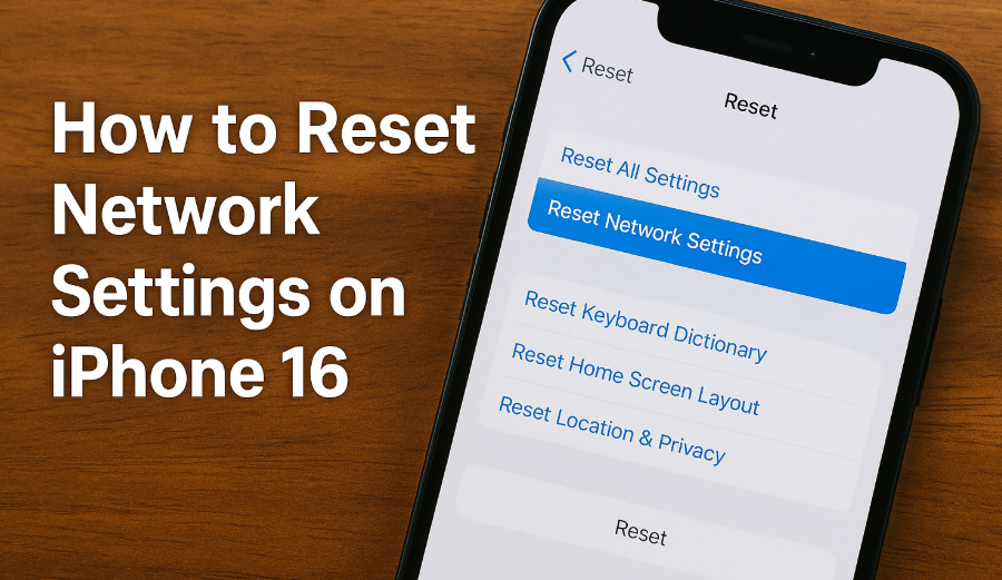 Reset Network Settings iPhone 16