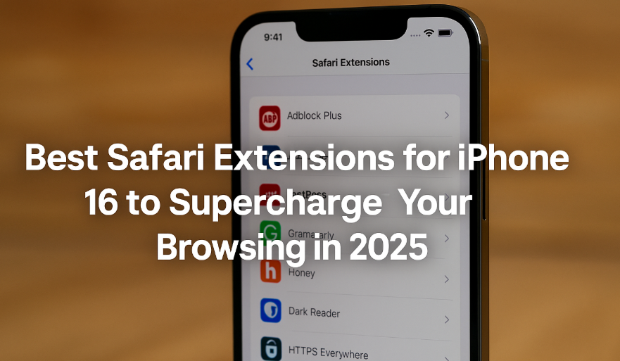 Safari extensions iPhone 16