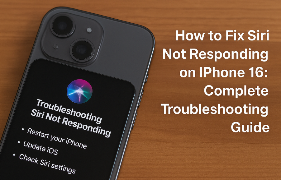 Siri not responding iPhone 16
