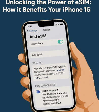 activate eSIM on iPhone 16