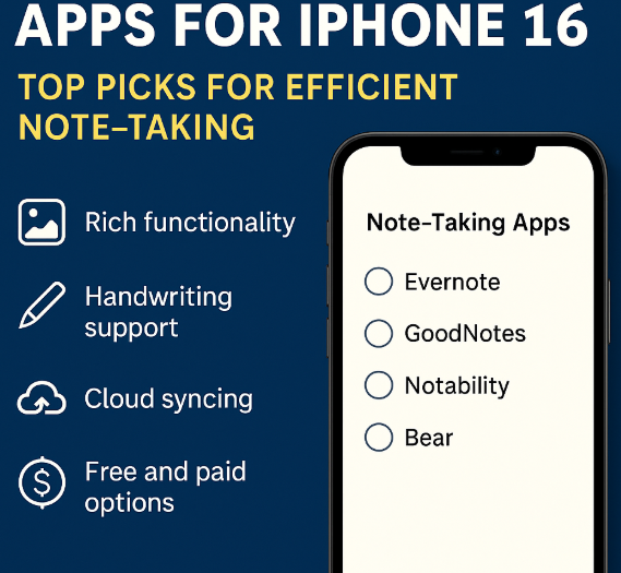  best note-taking apps for iPhone 16

