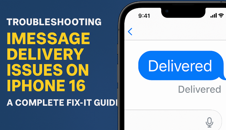 iMessage not delivering iPhone 16