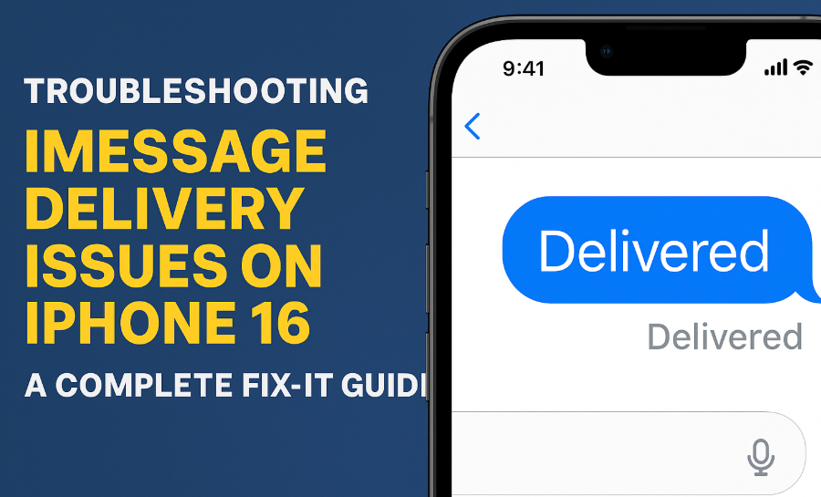 iMessage not delivering iPhone 16