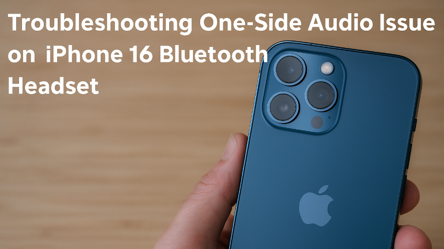 iPhone 16 Bluetooth one-side audio issue