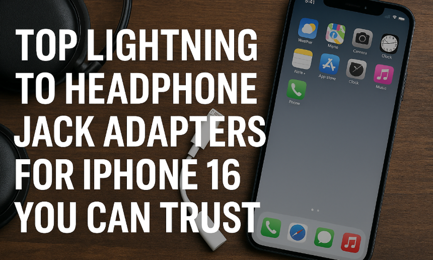 iPhone 16 Lightning to Headphone Jack Adapter