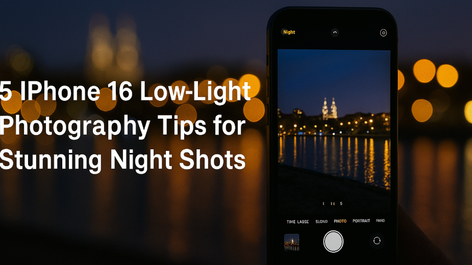 iPhone 16 Low Light Photography