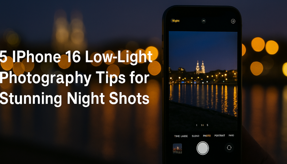 iPhone 16 Low Light Photography