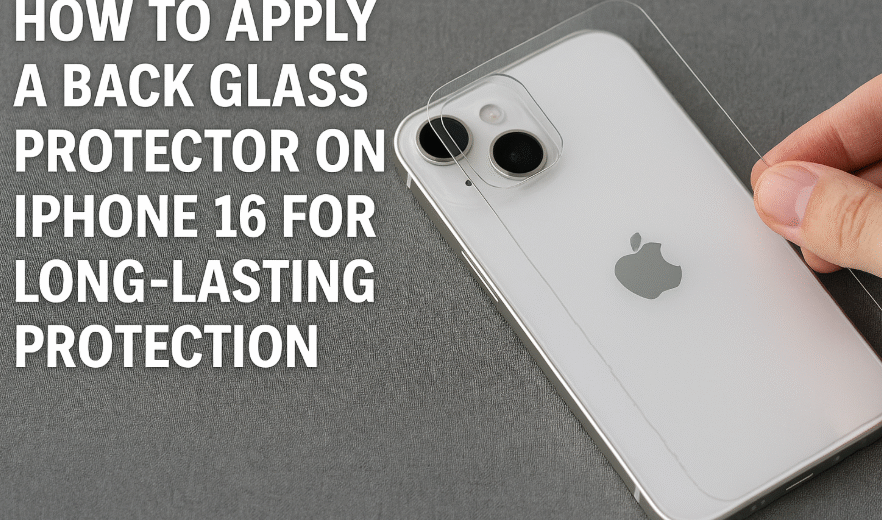 iPhone 16 back glass protector