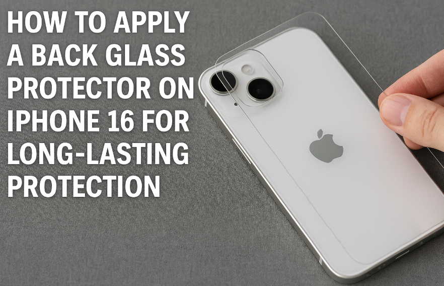 iPhone 16 back glass protector