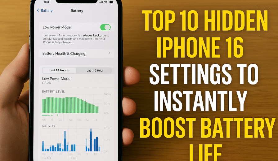 iPhone 16 battery saving settings
