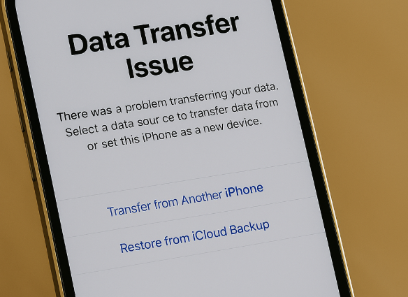iPhone 16 data migration issues