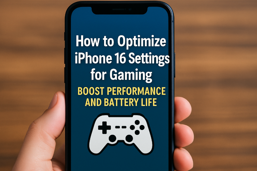 iPhone 16 gaming settings