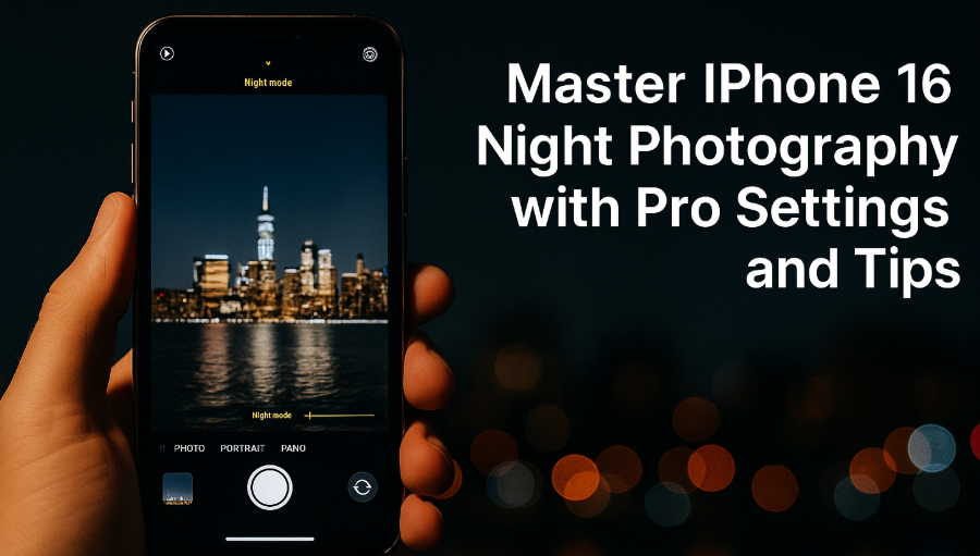 iPhone 16 night photography tips