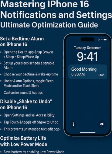 iPhone 16 notifications settings guide