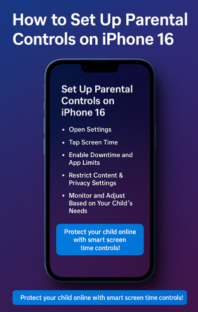 iPhone 16 parental controls setup