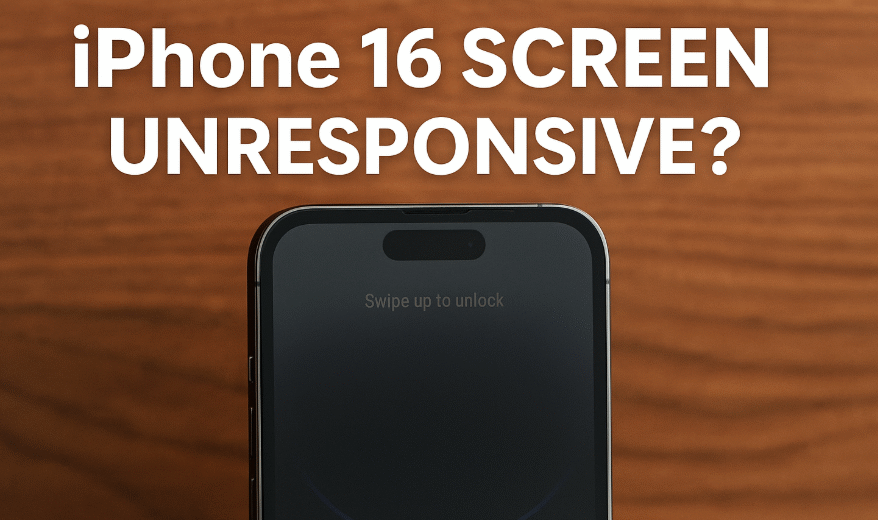 iPhone 16 screen unresponsive