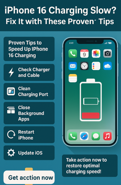 iPhone 16 slow charging fix
