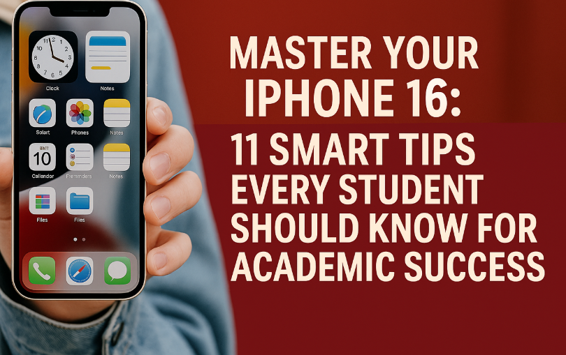 iPhone 16 student tips