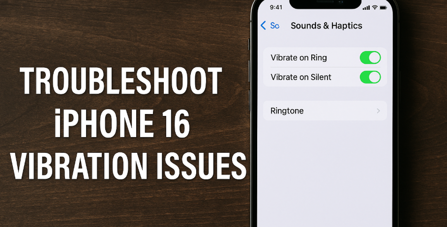 iPhone 16 vibration not working