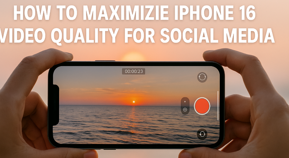 iPhone 16 video quality settings
