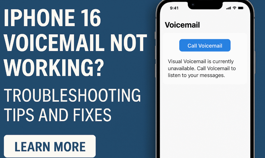 iPhone 16 voicemail not working
