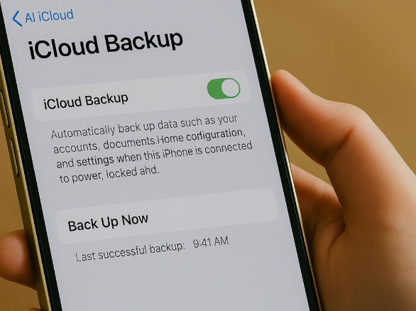 restore iPhone 16 from iCloud backup
