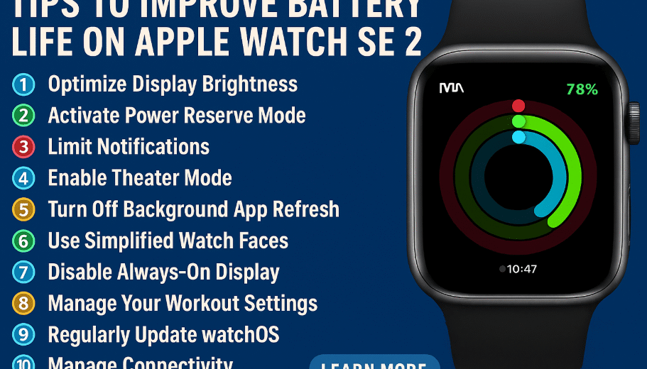 Apple Watch SE 2 battery life optimization tips
